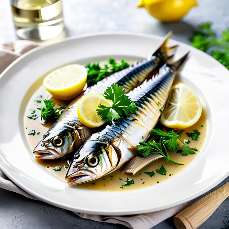 Recipe: Delicious Mackerel Simmered in White Wine Sauce