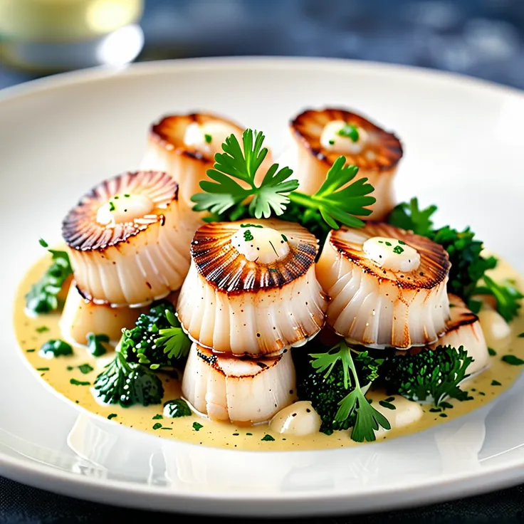 Recipe: Delicious Scallops Toullouarnec Style