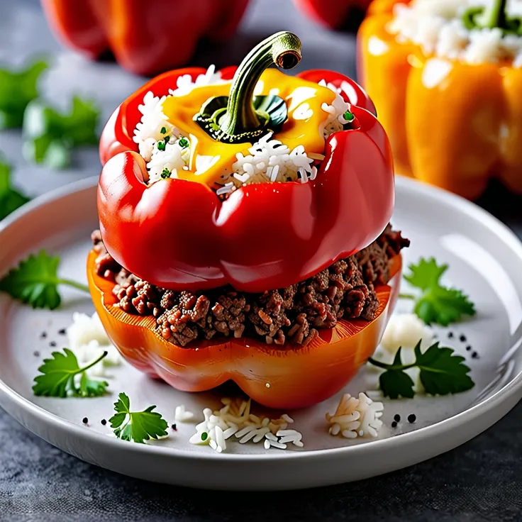 Recipe: Delicious Stuffed Peppers Using Leftover Ingredients