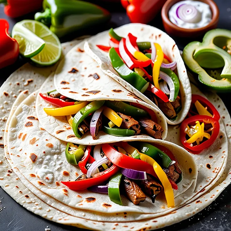 Recipe: Delicious Veggie Fajitas with Peppers and Onions
