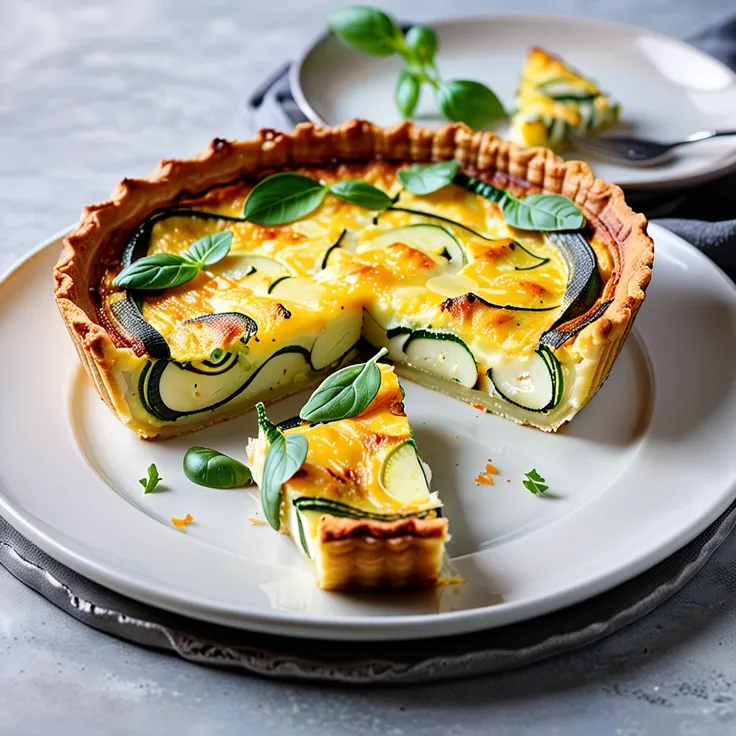 Delicious Zucchini and Potato Quiche Recipe