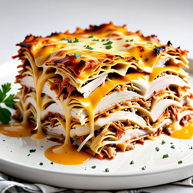 Recipe: Double Cheddar Rotisserie Chicken Lasagna