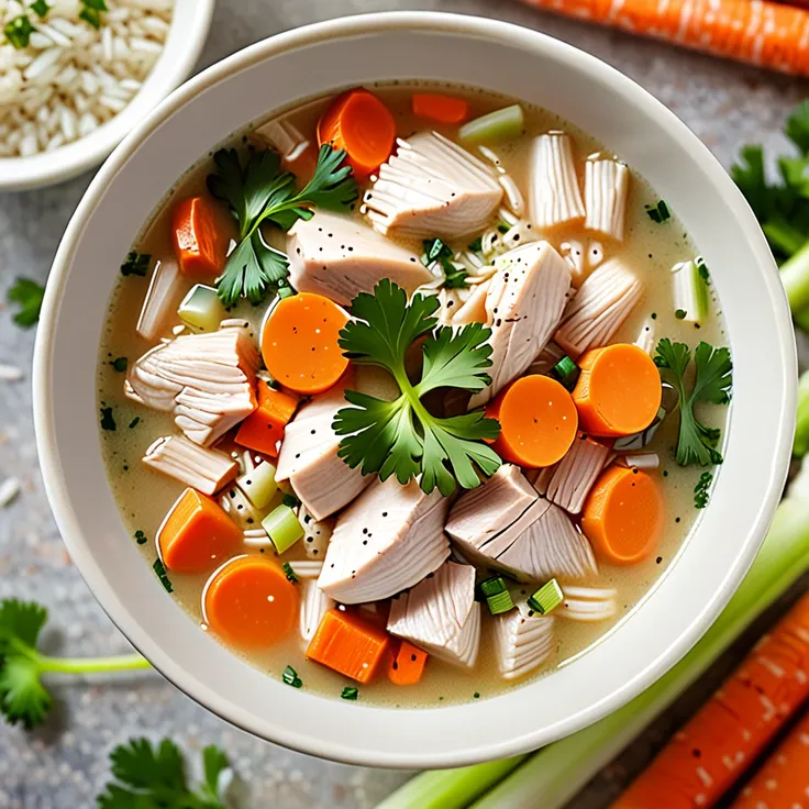 Easy and Delicious Chicken and Rice Soup