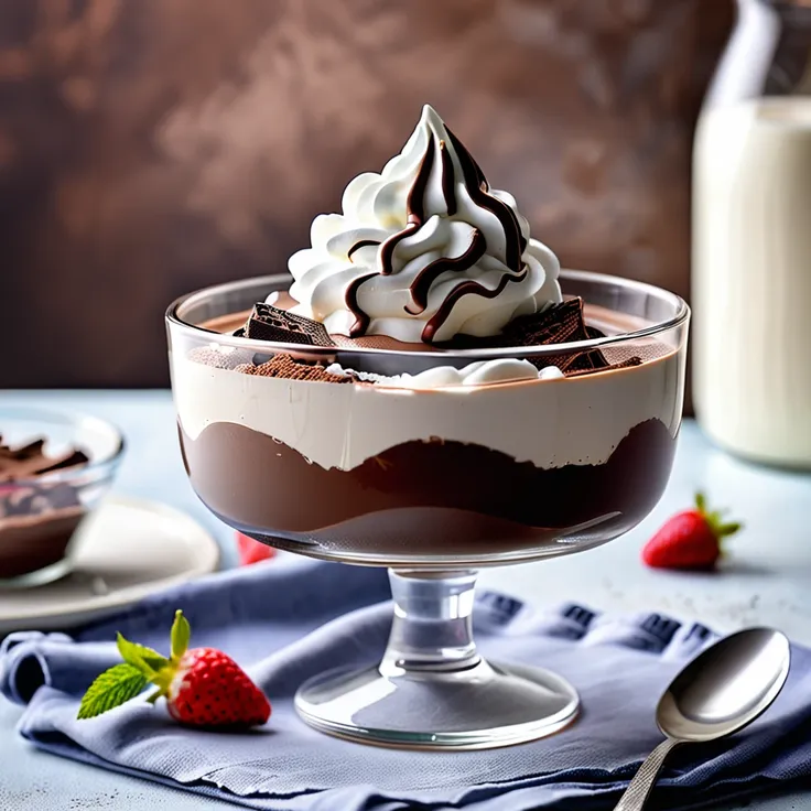 Recipe: Easy Chocolate Cream Dessert Recipe