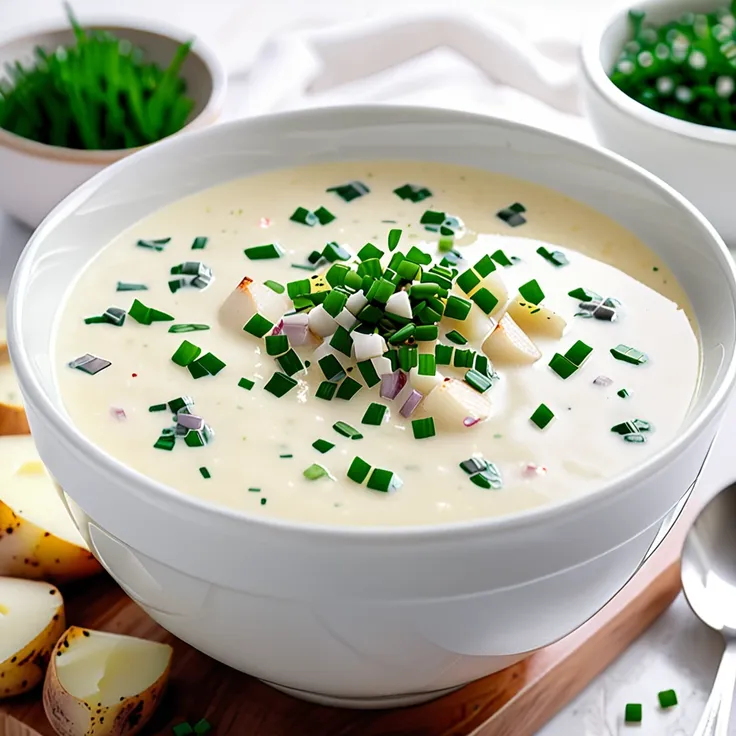 Recipe: Easy Creamy Potato Soup Recipe