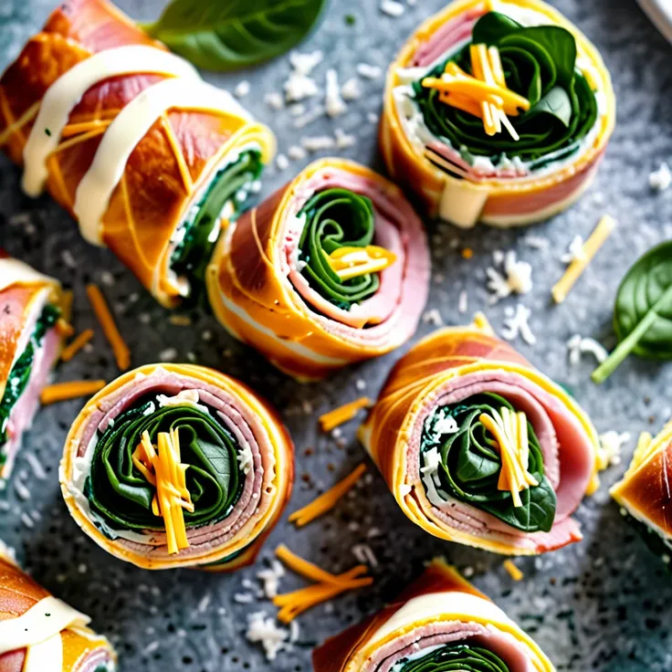 Recipe: Easy Ham Slice Roll-Up Recipe
