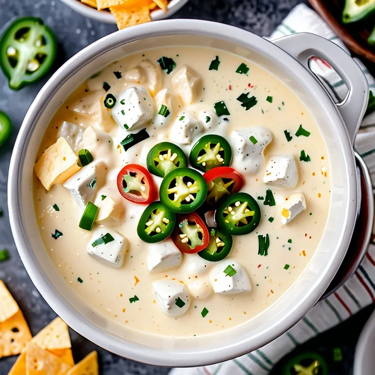 Easy Instant Pot White Queso Cheese Dip