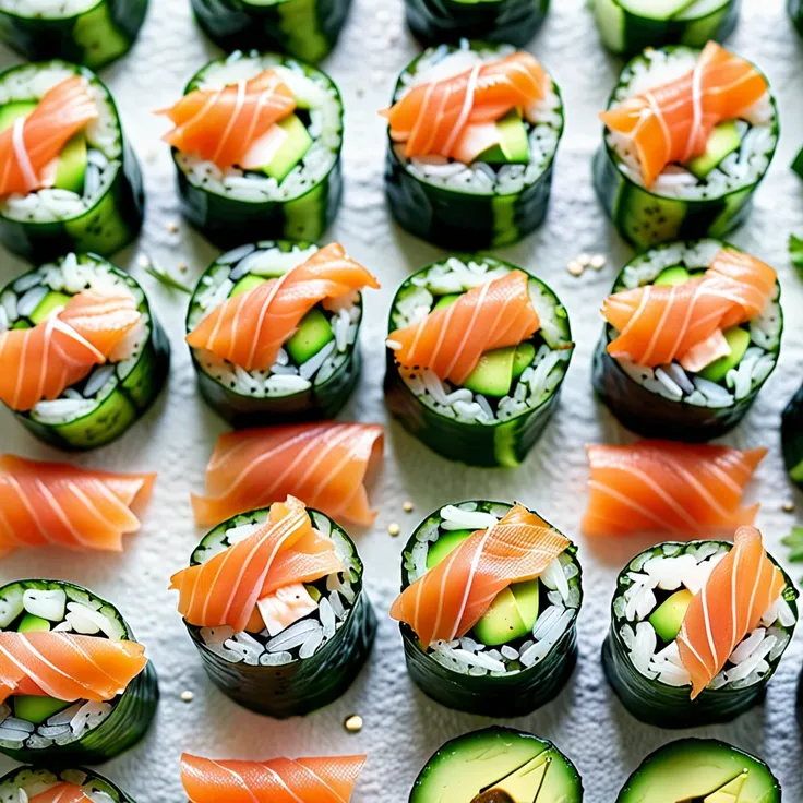 Recipe: Easy Mini Cucumber Sushi Rolls: Fresh and Healthy Snack