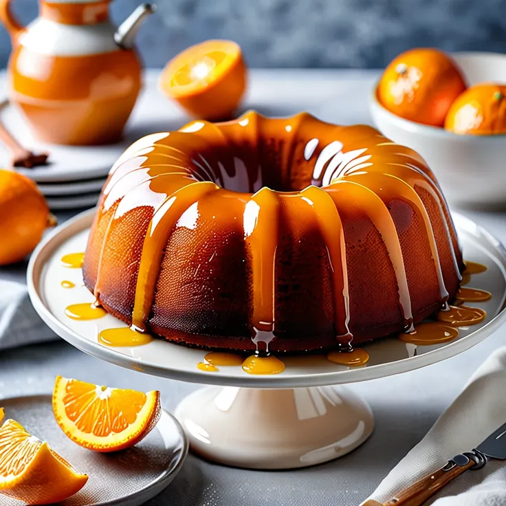 Easy Orange Savarin Cake Recipe