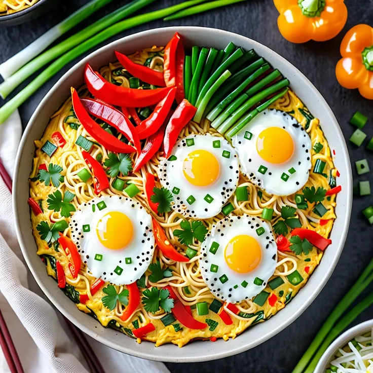 Recipe: Easy Ramen Noodle Frittata for Breakfast or Brunch