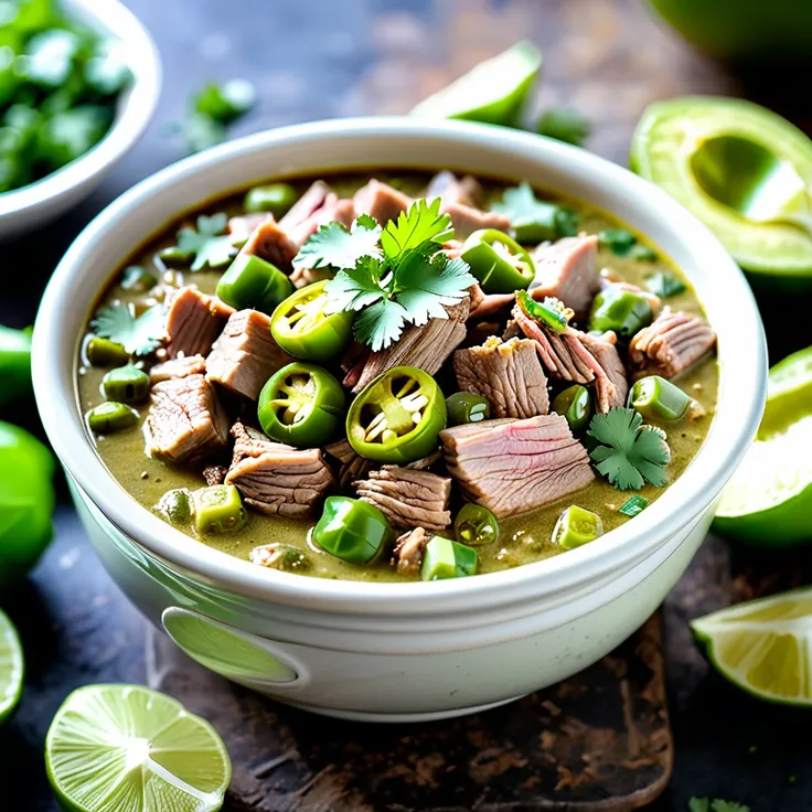Easy Slow Cooker Green Chili Verde Recipe