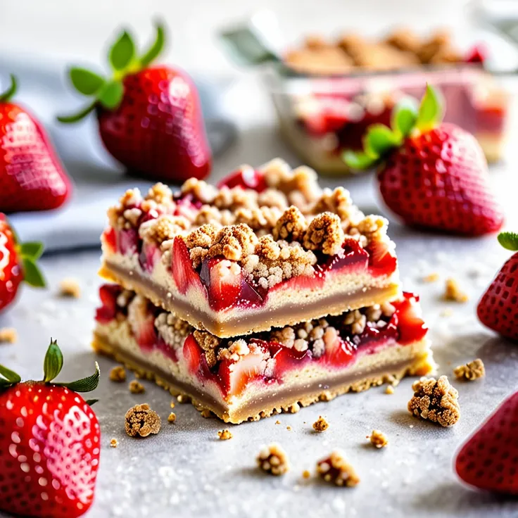 Recipe: Easy Small Batch Strawberry Crumb Bars