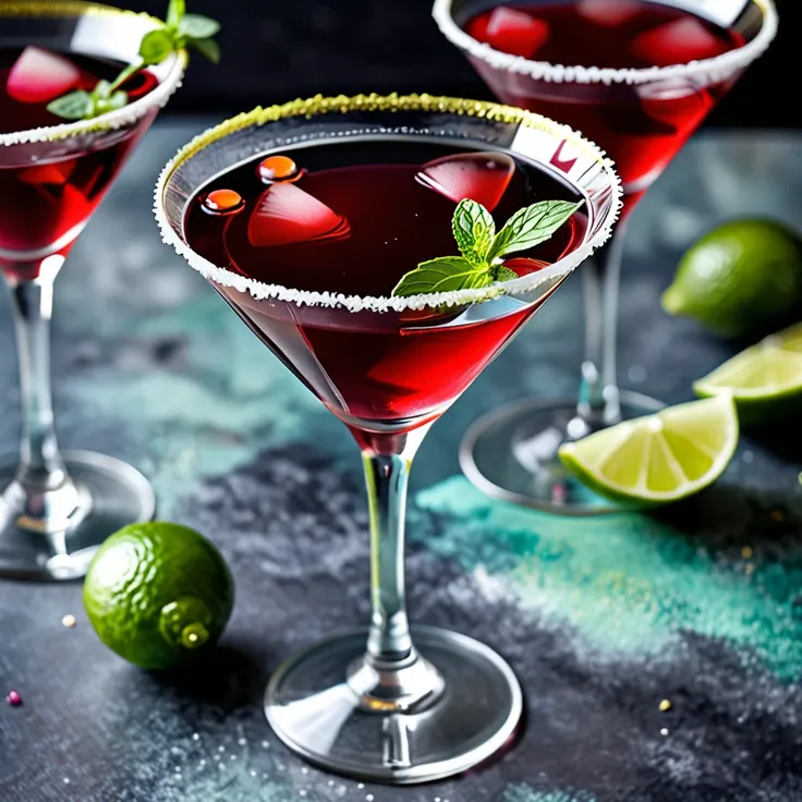 Recipe: Festive Birthday Martini Cocktail