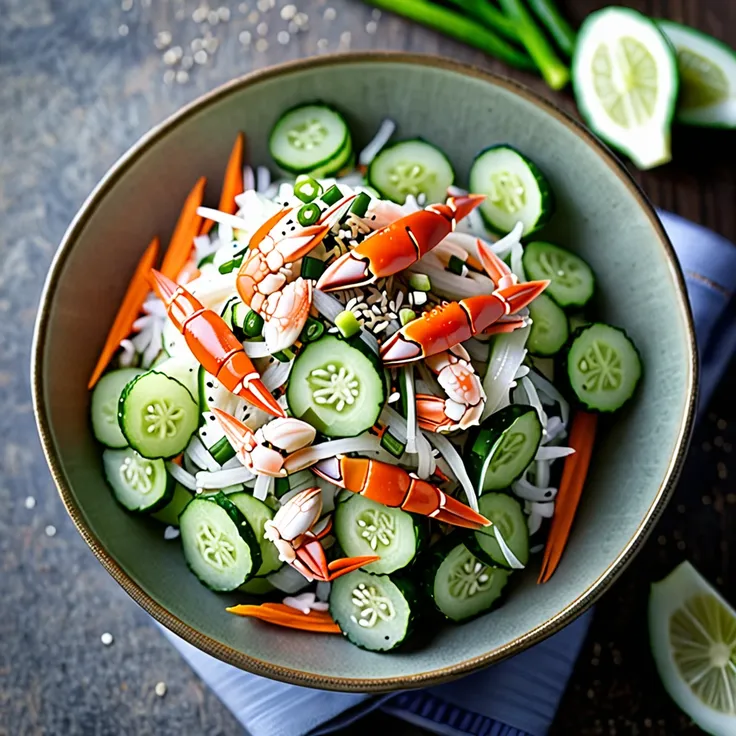 Recipe: Fresh Asian-Inspired Crab and Cucumber Salad