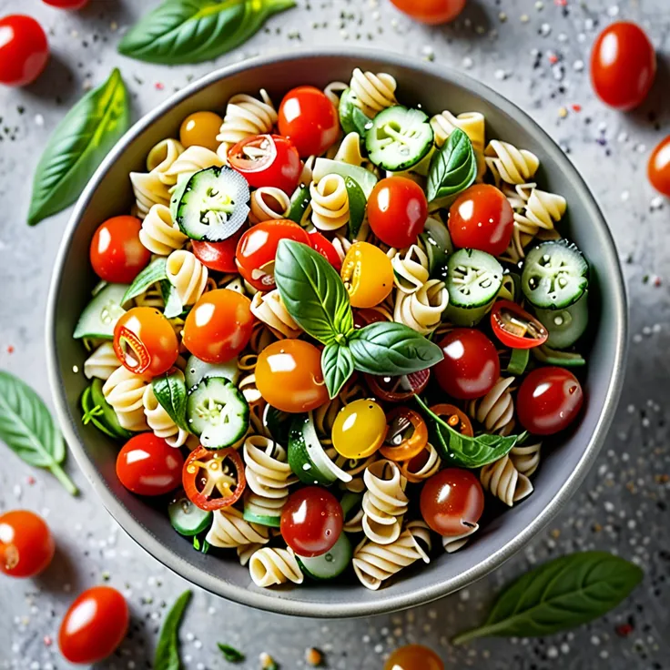 Recipe: Fresh Garden Pasta Salad with Crisp Vegetables