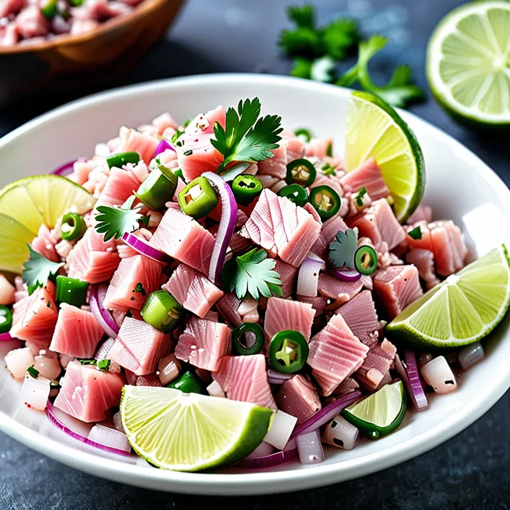 Fresh Tuna Ceviche with Citrus and Herbs