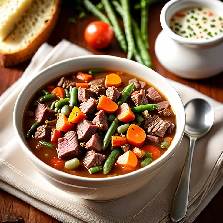 Hearty Beef and Vegetable Soup: A Comforting Classic
