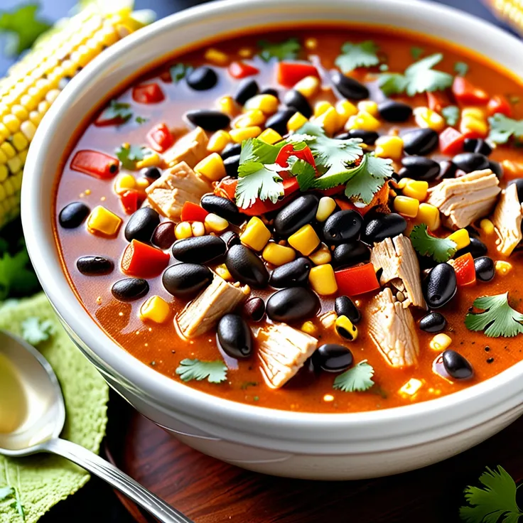 Hearty Chicken Enchilada Soup