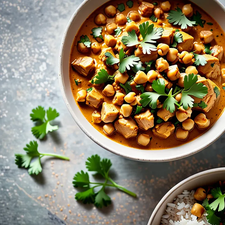 Recipe: Hearty Chickpea and Chicken Curry