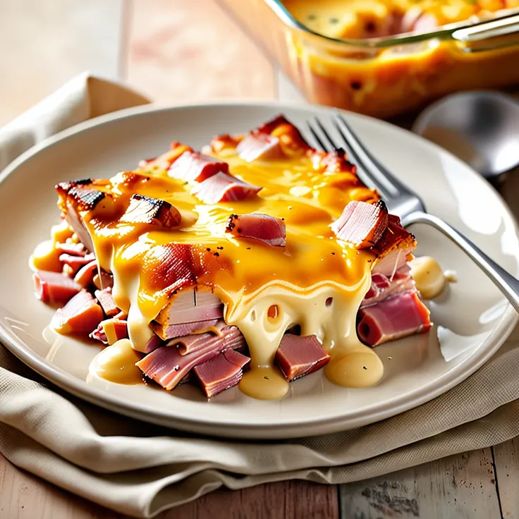 Hearty Ham and Cheese Casserole