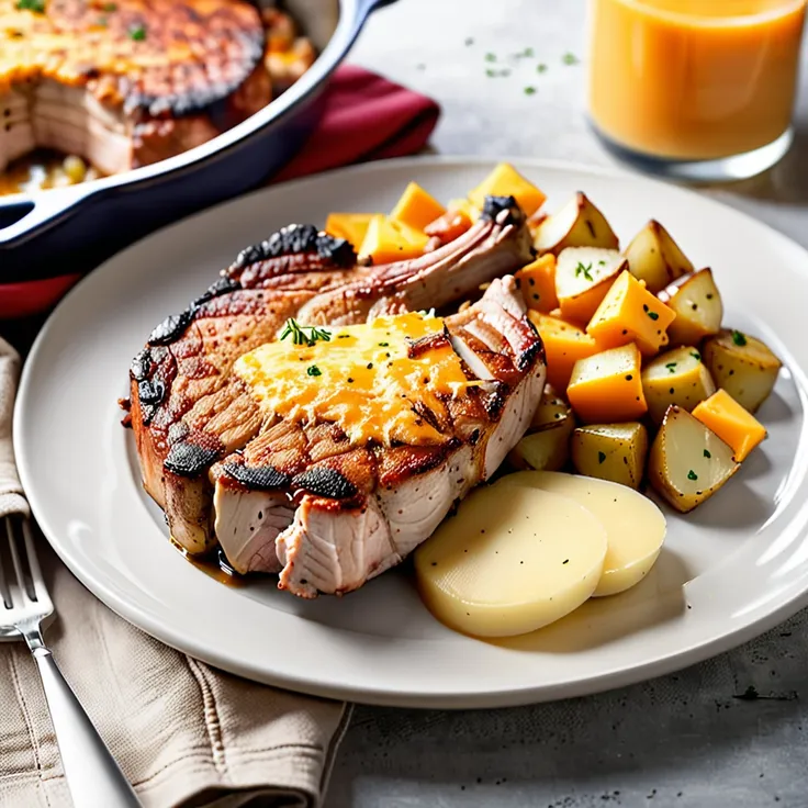 Recipe: Hearty Pork Chop and Potato Casserole