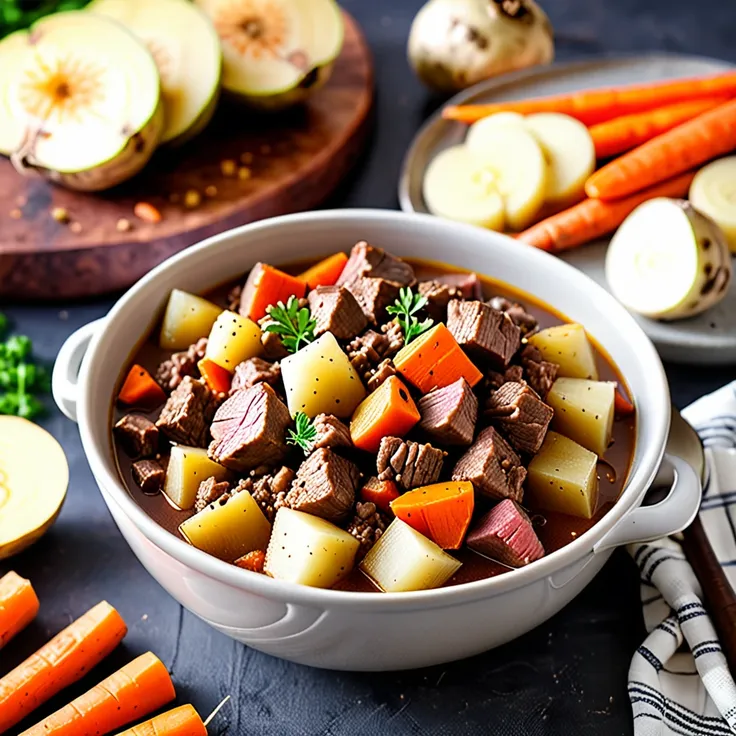 Recipe: Hearty Rutabaga and Beef Stew