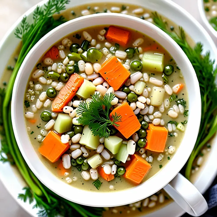 Recipe: Hearty Vegetarian Barley and Pickle Soup