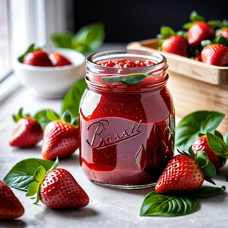 Recipe: Homemade Strawberry Basil Jam