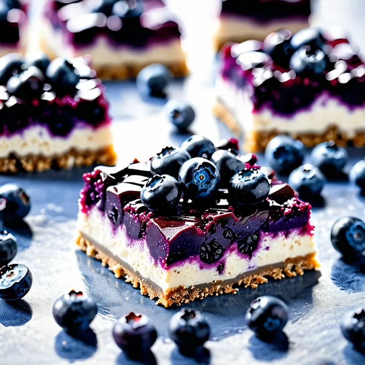 Last-Minute No-Bake Blueberry Dessert Bars