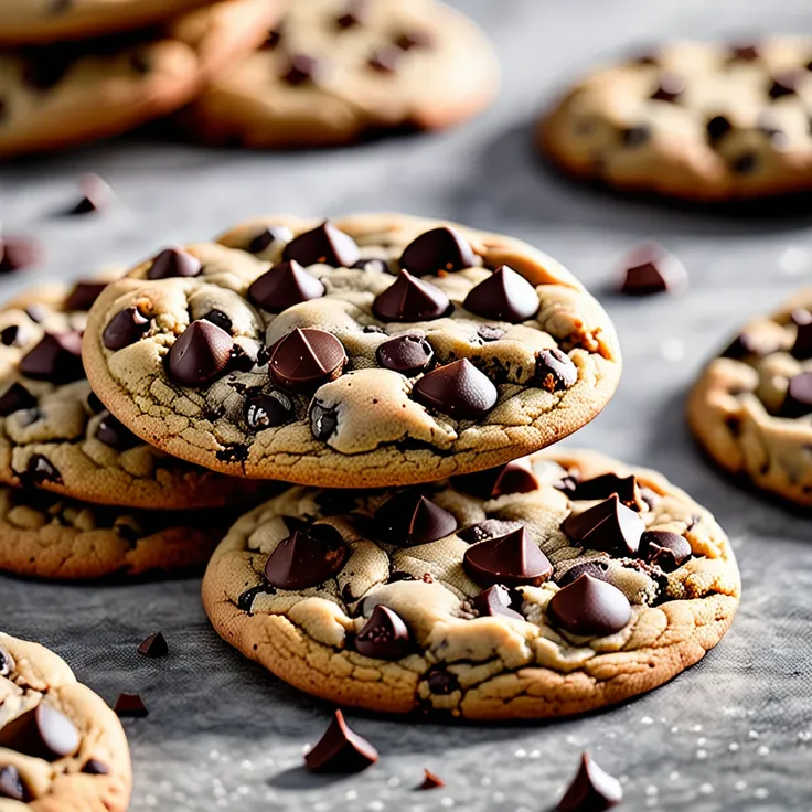 Light and Chewy Chocolate Chip Cookies