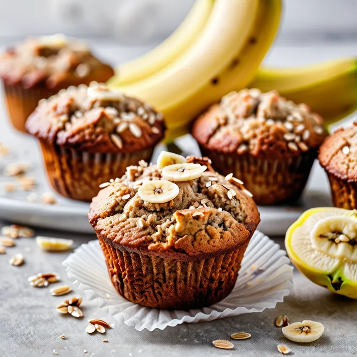 Recipe: Light and Fluffy Healthy Banana Muffins