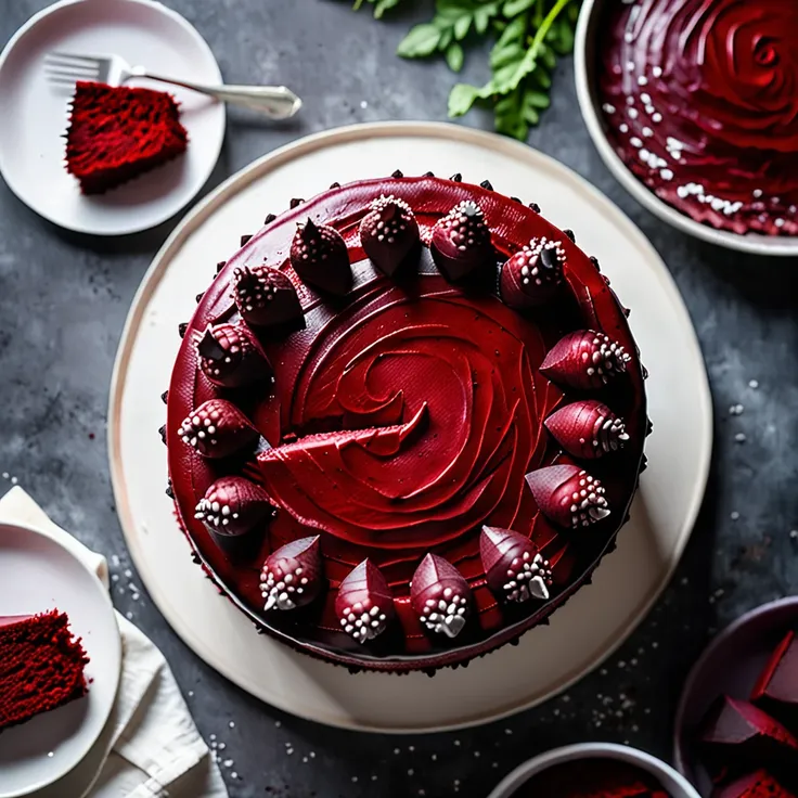 Recipe: Moist Red Velvet Cake Made With Fresh Beets
