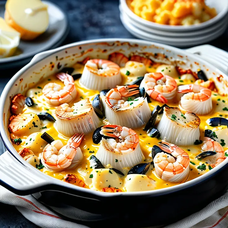 North Sea Seafood Gratin Casserole