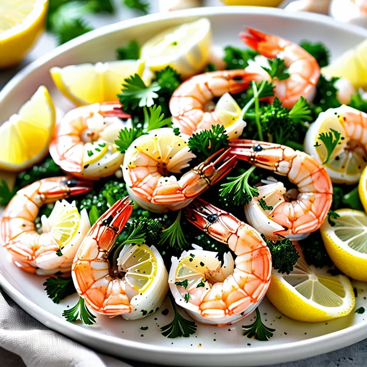 Oven-Baked Lemon Pepper Shrimp