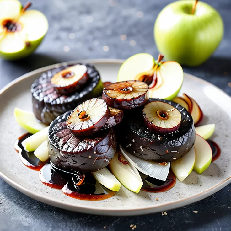 Recipe: Pan-Seared Blood Sausage with Apples