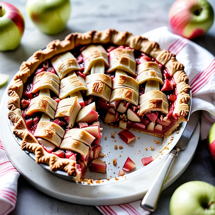 Recipe: Quick and Easy Apple Rhubarb Pie Recipe