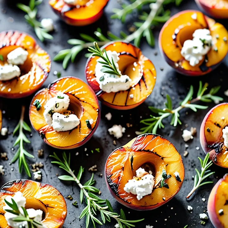 Recipe: Quick and Savory Grilled Peaches Recipe