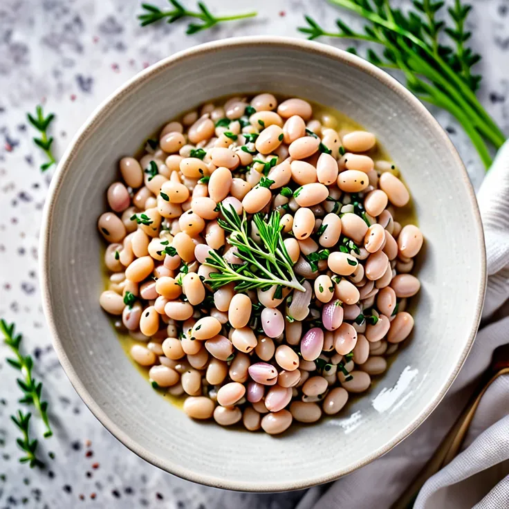Recipe: Quick Creamy Flageolet Beans Recipe