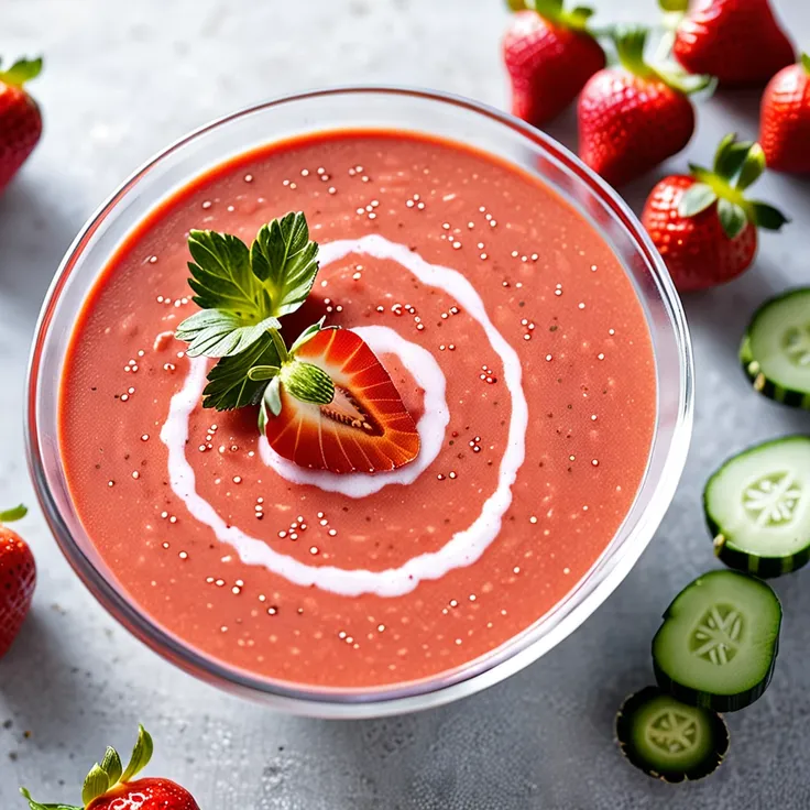 Recipe: Refreshing Strawberry Gazpacho: A Cool Summer Delight