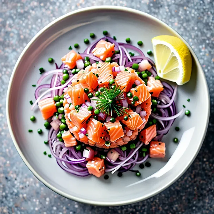 Recipe: Salmon Tartare with Four Flavorful Spices