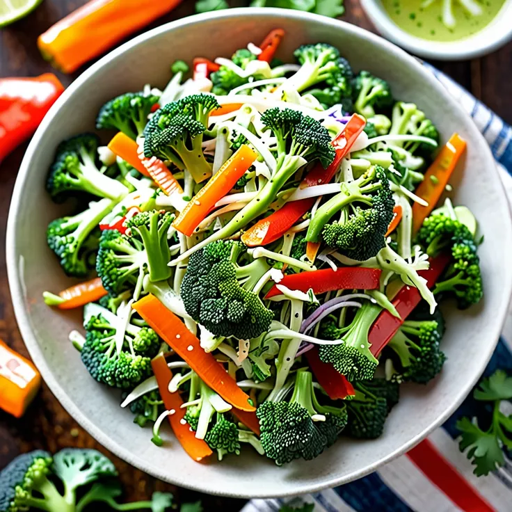 Recipe: Spicy Broccoli Slaw With Zesty Dressing
