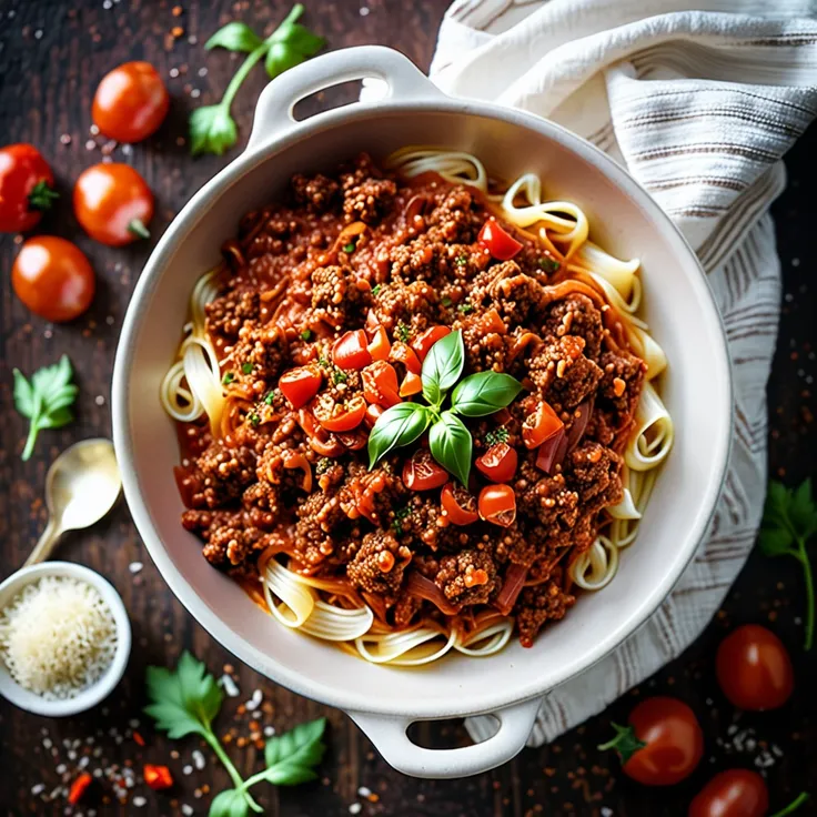 Recipe: Spicy Garlic Bolognese Sauce Recipe