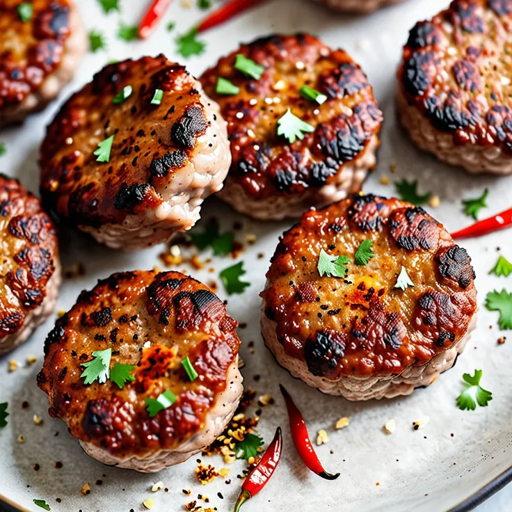 Spicy Homemade Breakfast Sausage Patties