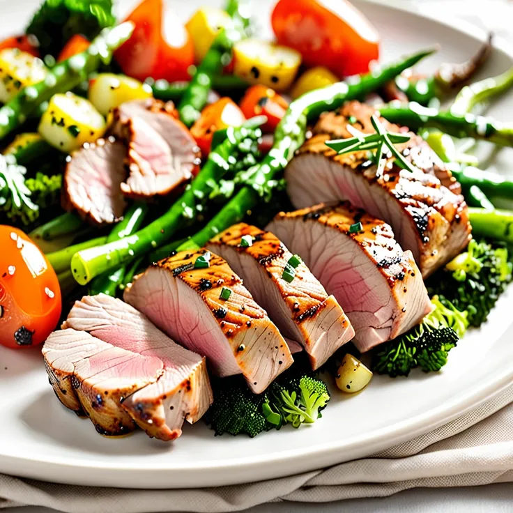Recipe: Springtime Pork Tenderloin with Fresh Vegetables