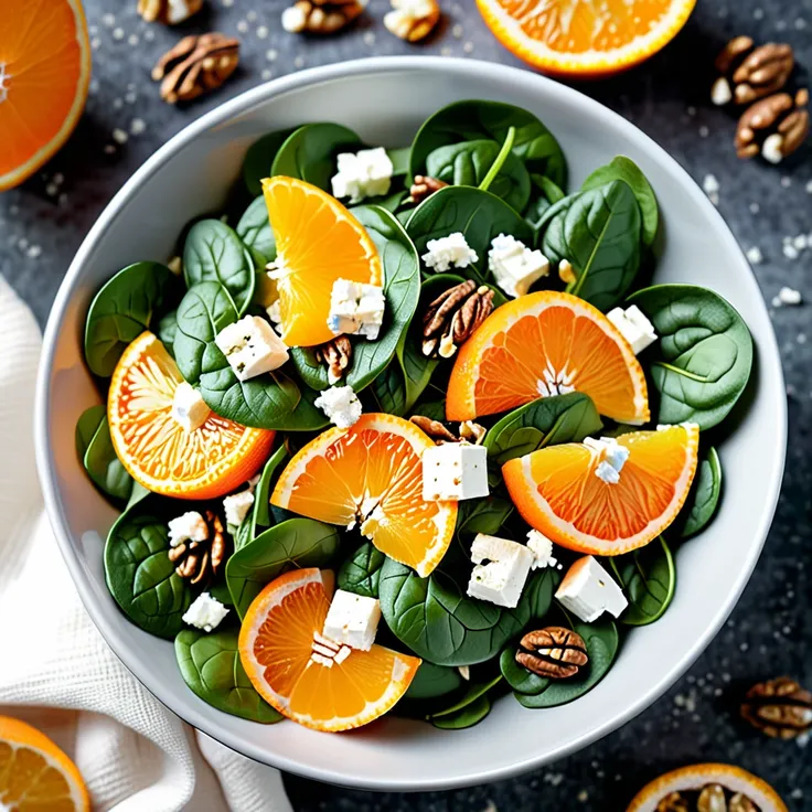 Recipe: Sweet and Savory Orange Salad Starter