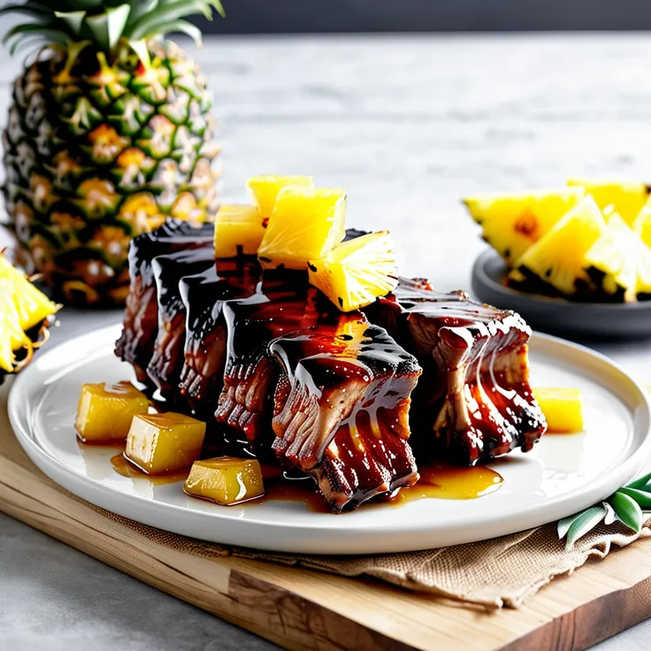 Recipe: Sweet and Tangy Pineapple Glazed Sticky Ribs