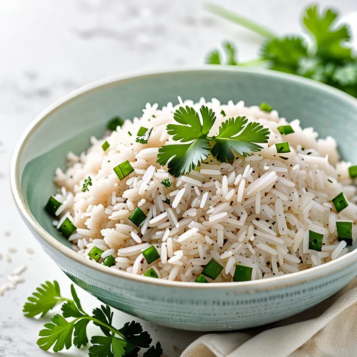 Tampa Style Coconut Cilantro Rice