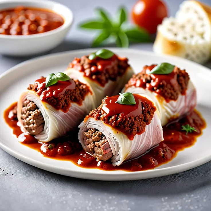 Tante Maries Stuffed Meat Rolls