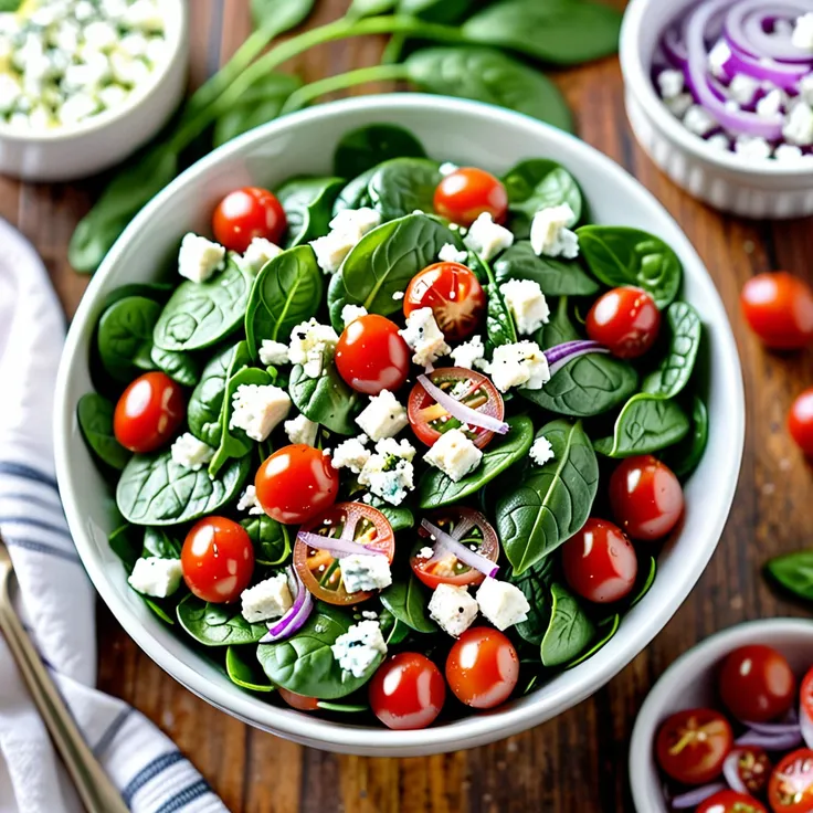 Recipe: Zesty Spinach Salad with Tangy Dressing