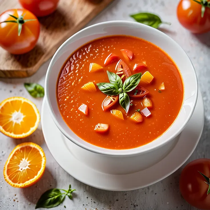Recipe: Zesty Tomato and Orange Soup